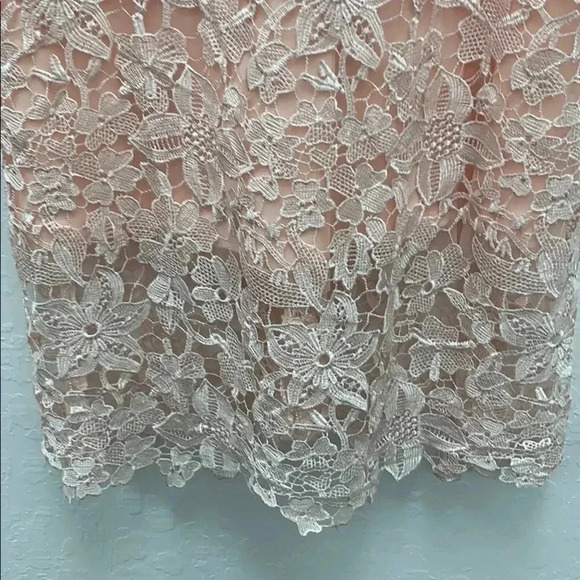 Julia Jordan Pink A Line Lace Dress size Small - Picture 5 of 7